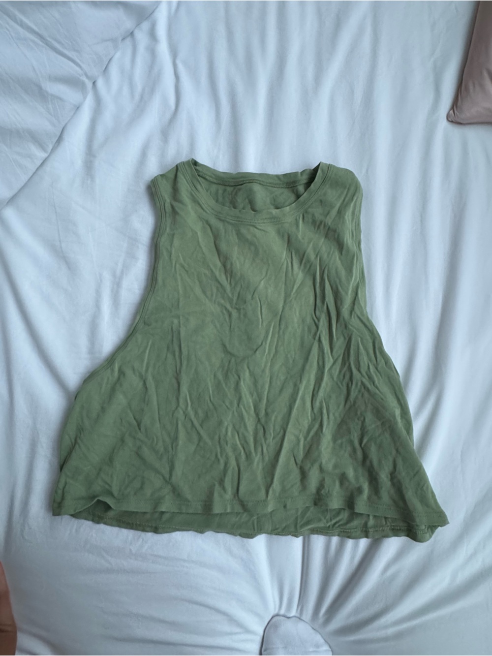 Lululemon olive green align tank top size 4 #activewear #yoga